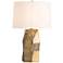 Arteriors Home Sweeney Gold Ceramic Faceted Table Lamp
