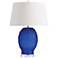 Arteriors Home Sybil Cobalt Blue Glass Table Lamp