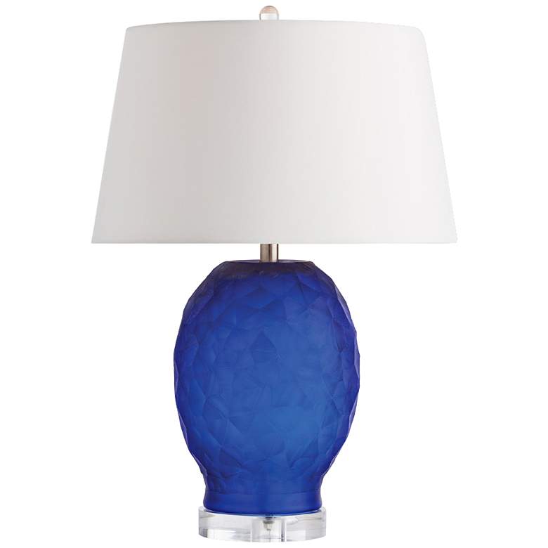 Image 1 Arteriors Home Sybil Cobalt Blue Glass Table Lamp