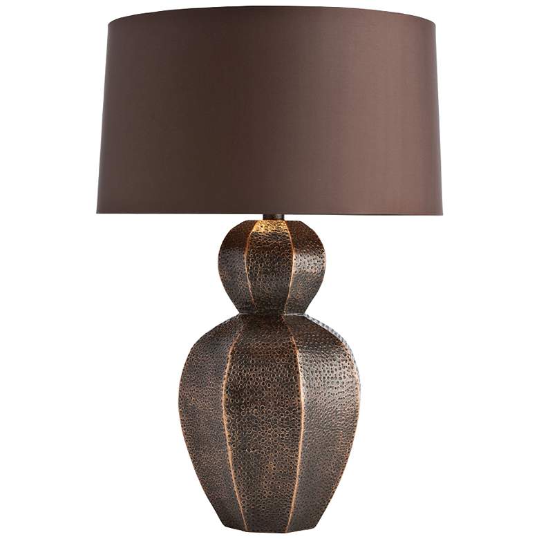 Image 1 Arteriors Home Sylvester Copper Hammered Table Lamp