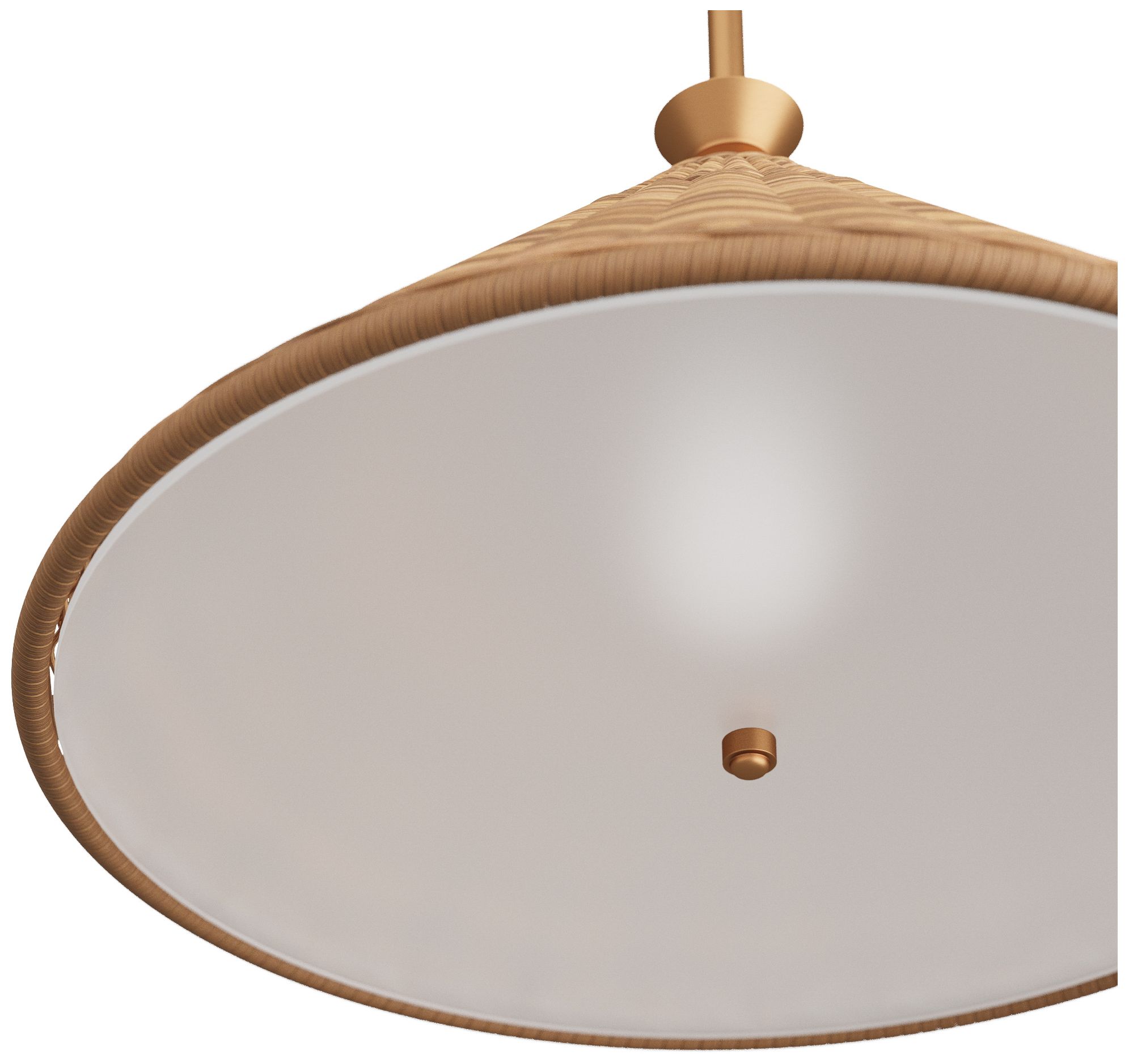 Image 3 Arteriors Home Terrace 21" Wide Gold Steel Pendant Light more views