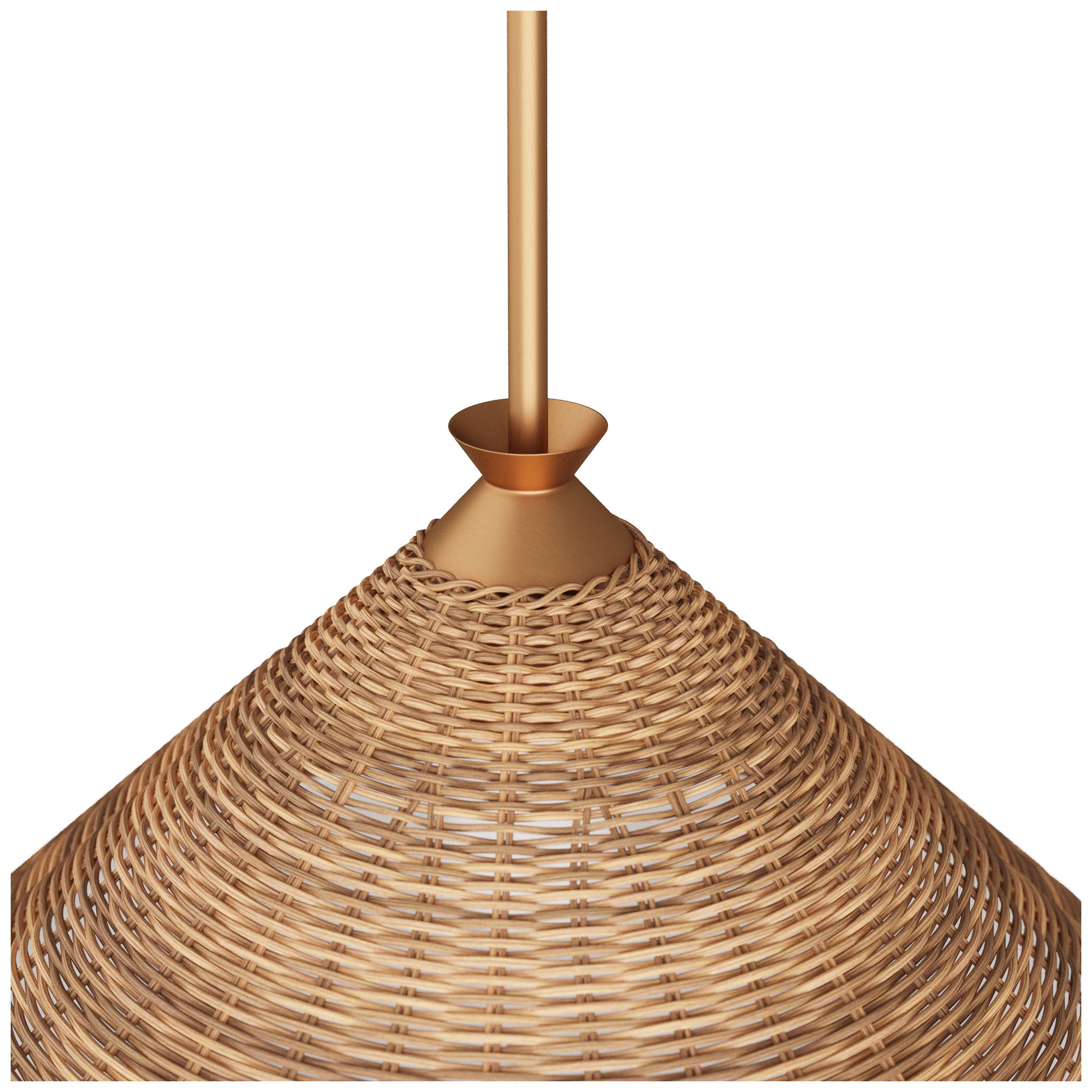 Image 4 Arteriors Home Terrace 21" Wide Gold Steel Pendant Light more views