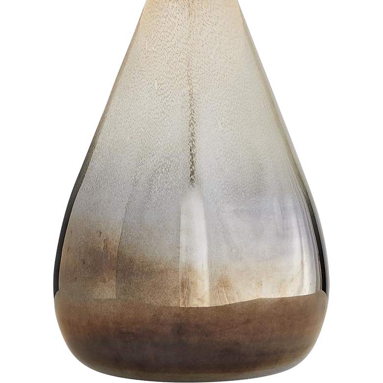 Image 3 Arteriors Home Tiber 30 inch Seeded Smoke Ombre Glass Table Lamp more views