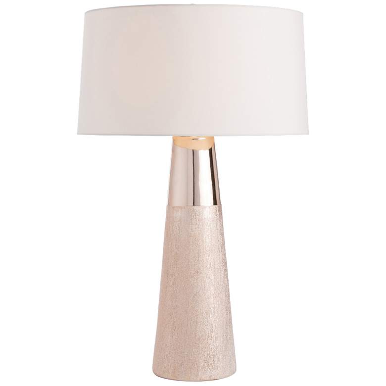 Image 1 Arteriors Home Tierney Rose Gold Cone Table Lamp
