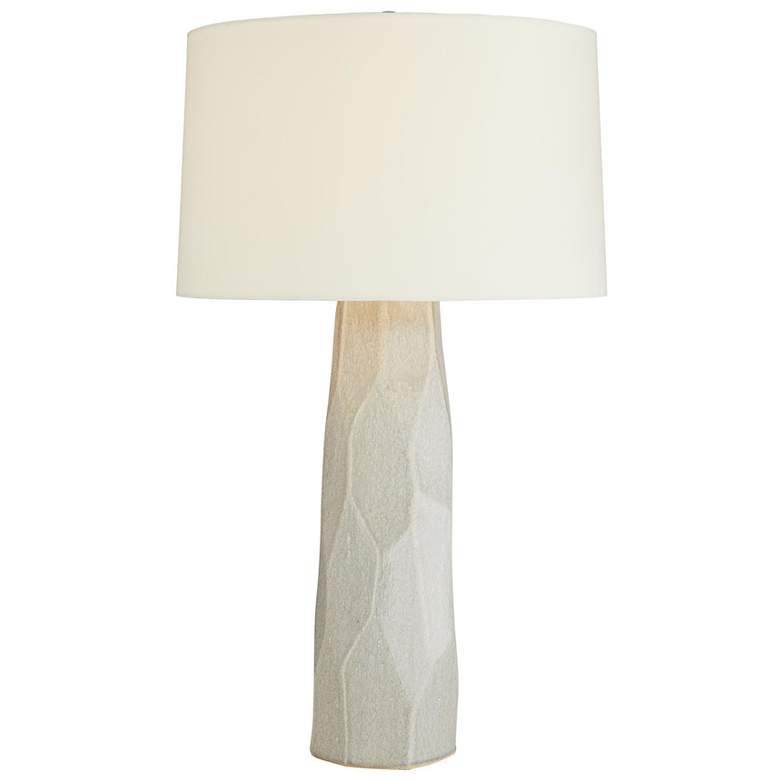 Image 2 Arteriors Home Townsen 31" Icy Morn Geometric Ceramic Table Lamp more views