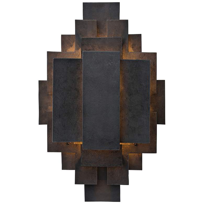 Image 1 Arteriors Home Trinidad 22" High Blackend Iron Wall Sconce