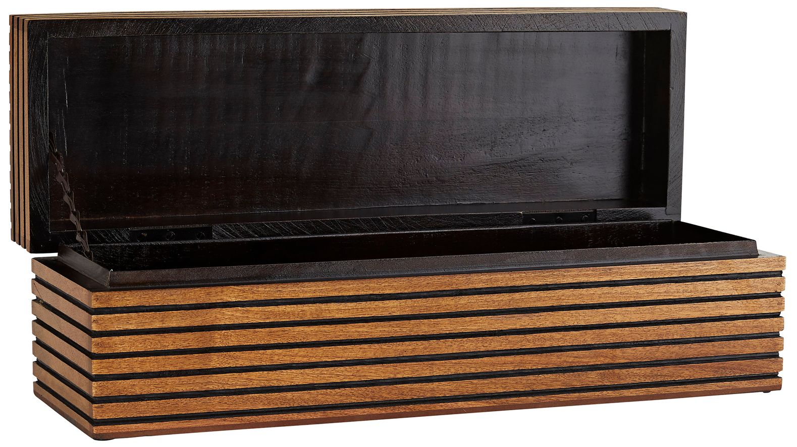 Image 5 Arteriors Home Trinity Light Brown Wood Boxes Set of 2 more views