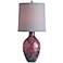 Arteriors Home Ty Orchid Crackle Finish Glass Table Lamp