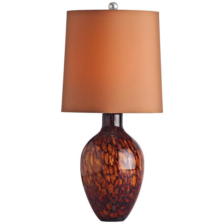 Image 1 Arteriors Home Ty Tortoise Shell Glass Table Lamp