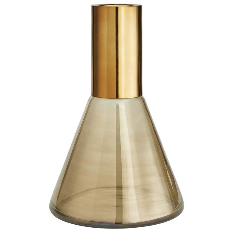 Image 4 Arteriors Home Union Smoke Luster Glass Vases Set of 3 more views