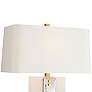 Arteriors Home Uriah Snow Marble and Luster Glass Table Lamp