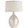 Arteriors Home Walter Distressed Silver Glass Table Lamp