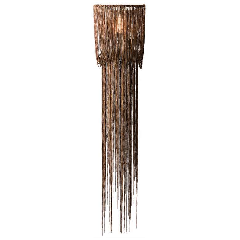 Image 2 Arteriors Home Yale 45" High Vintage Brass Wall Sconce