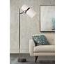 1_Arteriors Home Yasmin 69" High Black and Brass Modern Floor Lamp