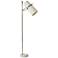 Arteriors Home Yasmin Vintage Silver Metal Floor Lamp