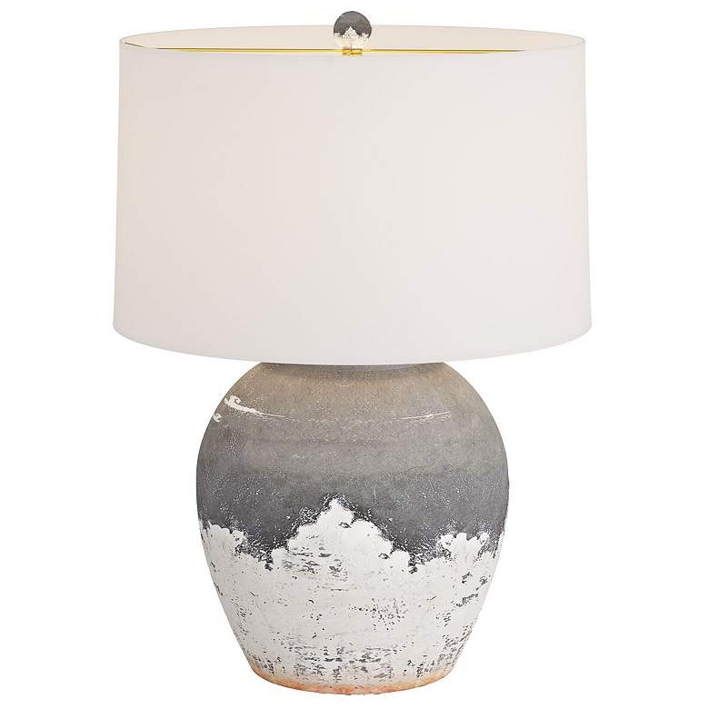 Image 1 Arteriors Home Yukon 29" Dark Graphite Gray Modern Table Lamp