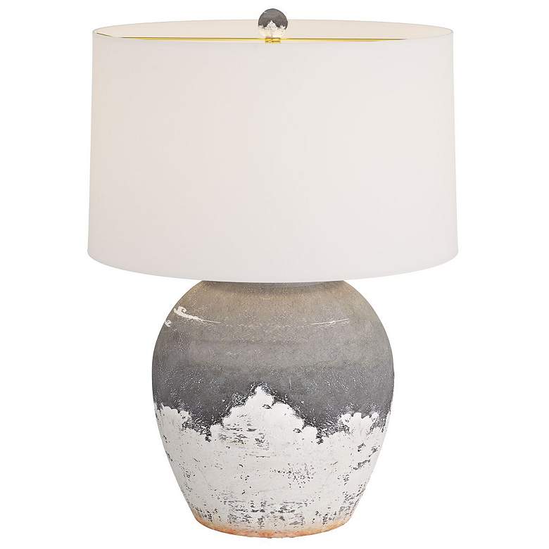 Image 1 Arteriors Home Yukon 29 inch Dark Graphite Gray Modern Table Lamp