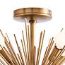 4_Arteriors Home Zanadoo 30"W Antique Brass Fixed Chandelier more views