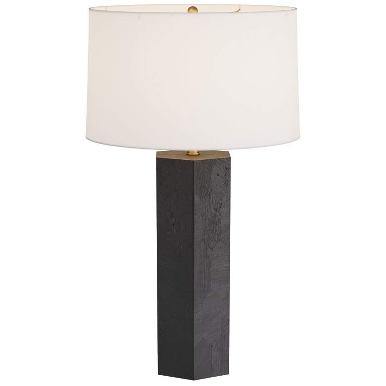 Image 1 Arteriors Home Zaya 29.5 inch Ebony Black Table Lamp