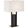 Arteriors Home Zory 30" Brass and Charcoal Black Modern Table Lamp