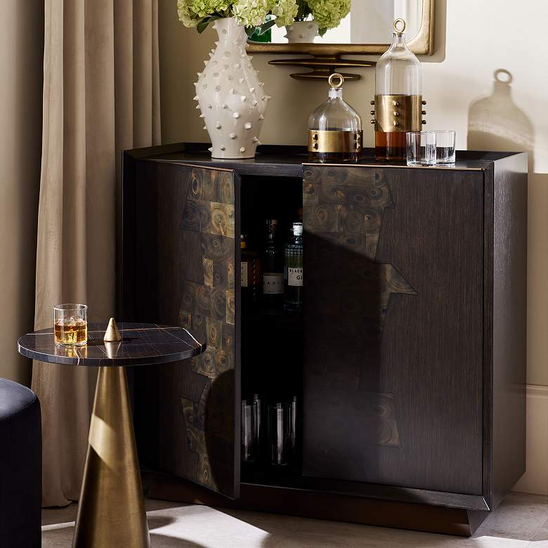 Image 1 Arteriors Hudson Natural Cabinet Sable