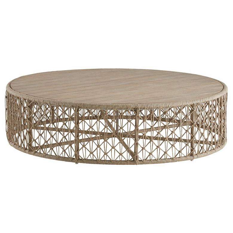 Image 1 Arteriors Hugo Outdoor Coffee Table Dune