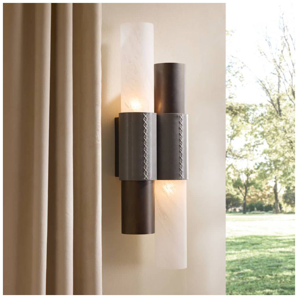 Arteriors  Huntington Sconce 20"  Swirl English Bronze