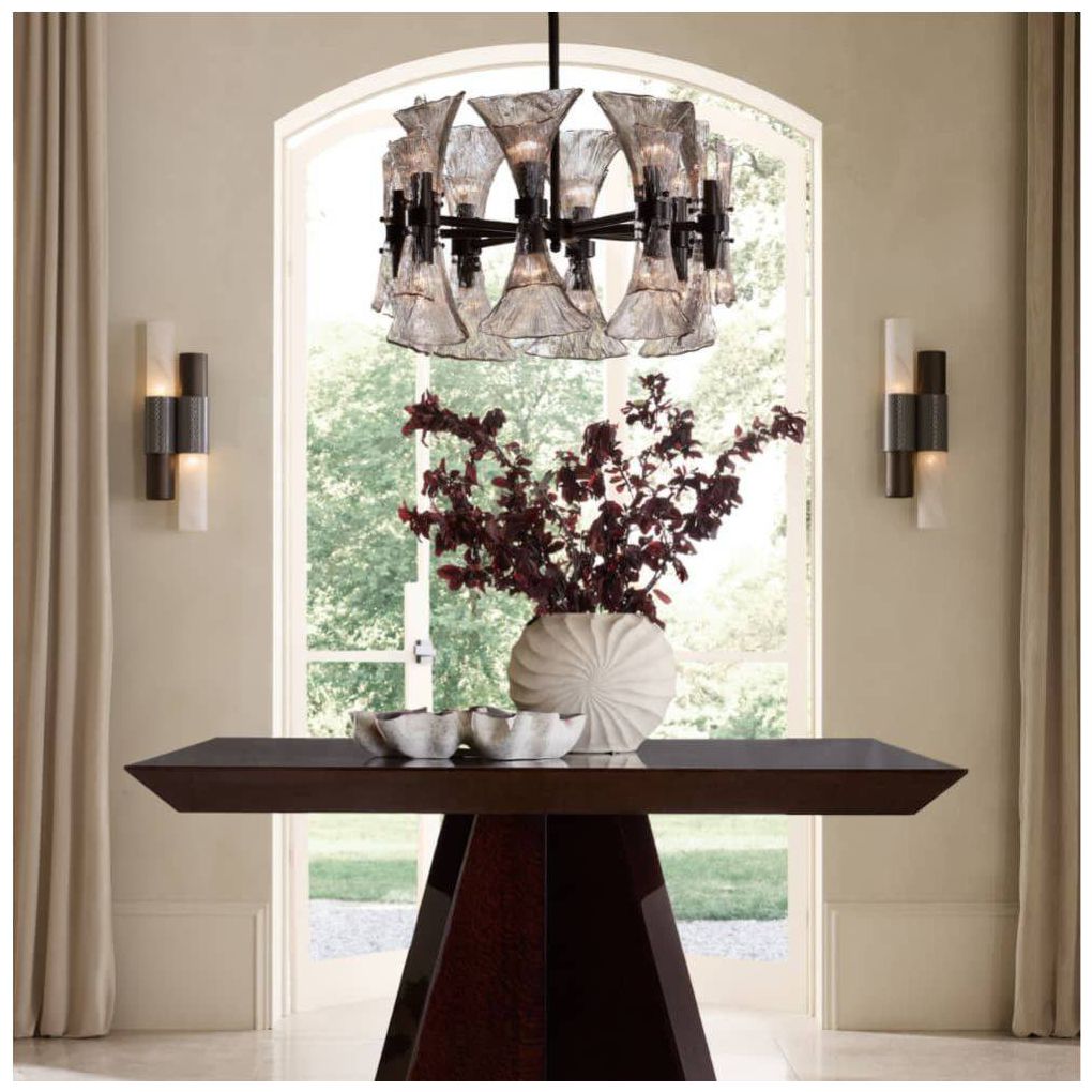 Arteriors  Huntington Sconce 20"  Swirl English Bronze