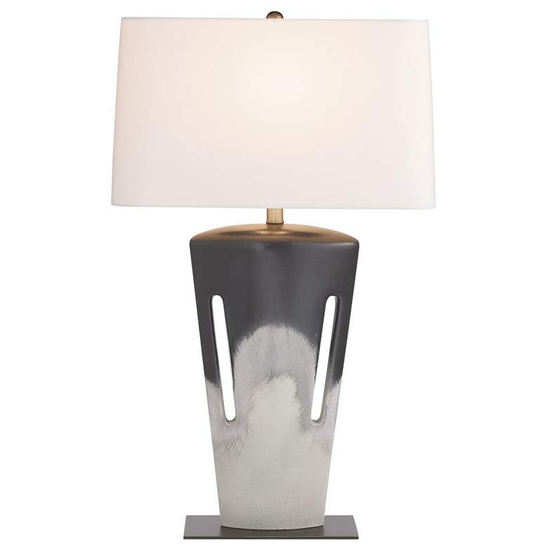 Image 1 Arteriors Iceland Lamp Shoreline Reactive Porcelain