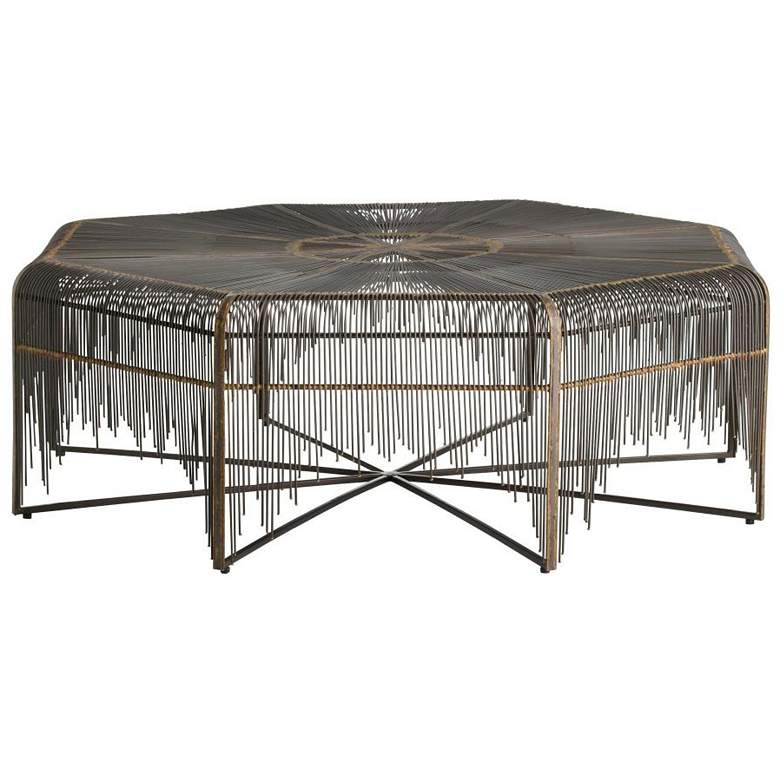 Image 1 Arteriors Ilaria Cocktail Table Natural Iron