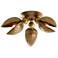 Arteriors Inessa Flush Mount 24" Vintage Brass