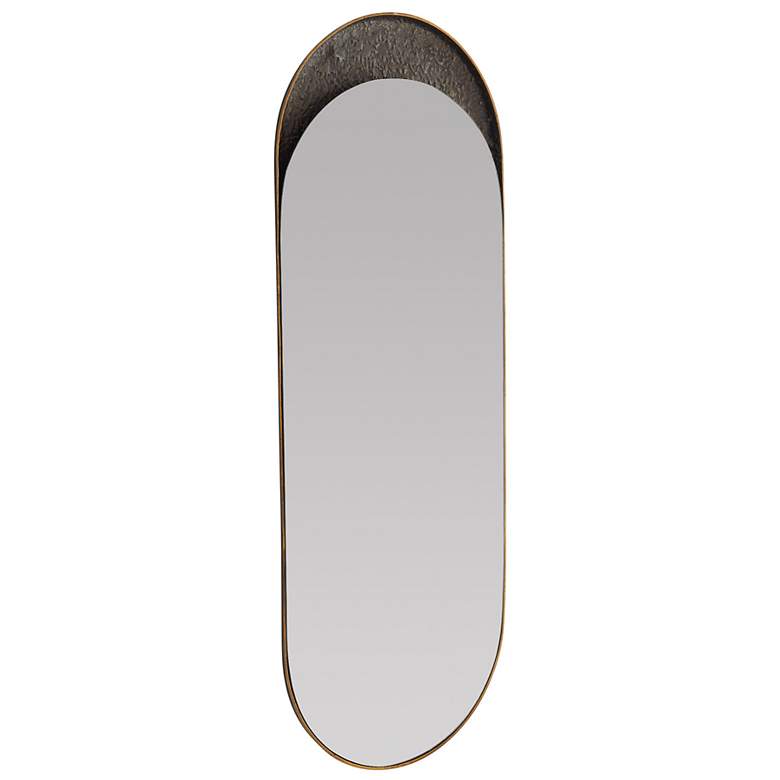 Image 2 Arteriors Inset Long Mirror Antique Brass more views