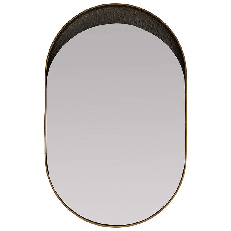 Image 1 Arteriors Inset Wall Mirror Antique Brass