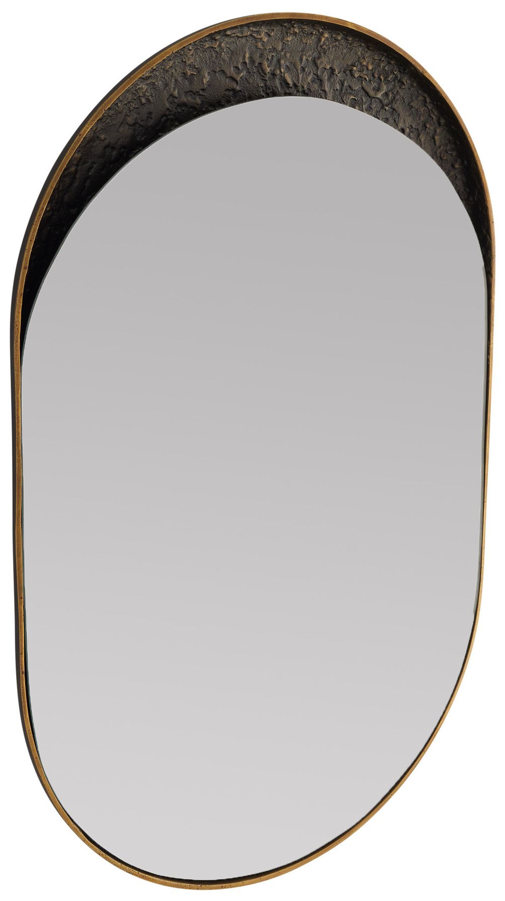 Image 2 Arteriors  Inset Wall Mirror Antique Brass more views