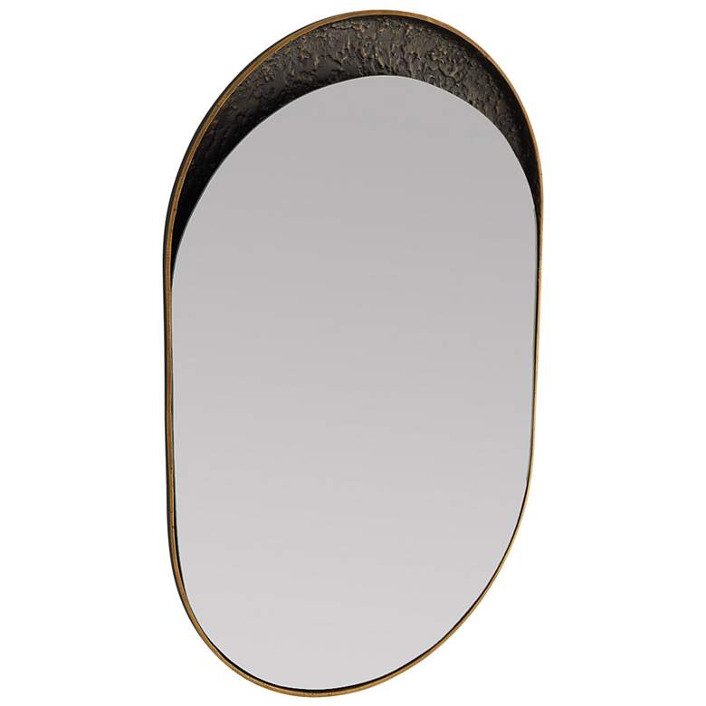 Image 2 Arteriors Inset Wall Mirror Antique Brass more views