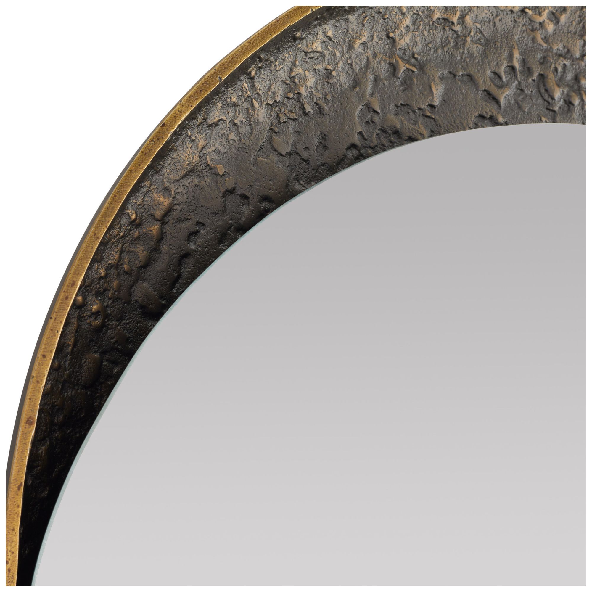 Image 4 Arteriors  Inset Wall Mirror Antique Brass more views