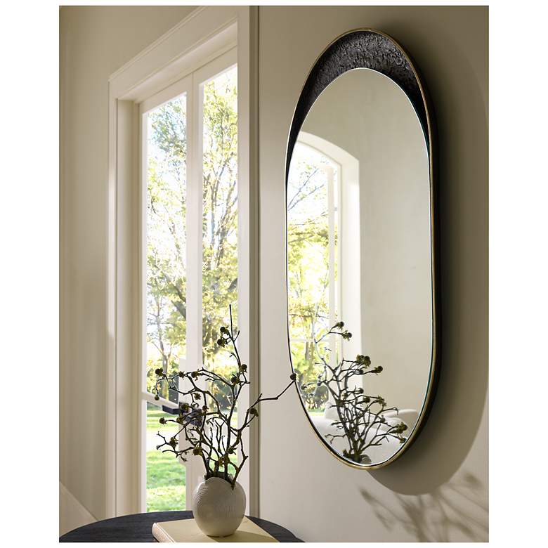 Image 5 Arteriors Inset Wall Mirror Antique Brass more views