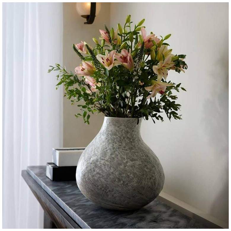 Image 1 Arteriors Irelia Porcelain Vase Ice Reactive
