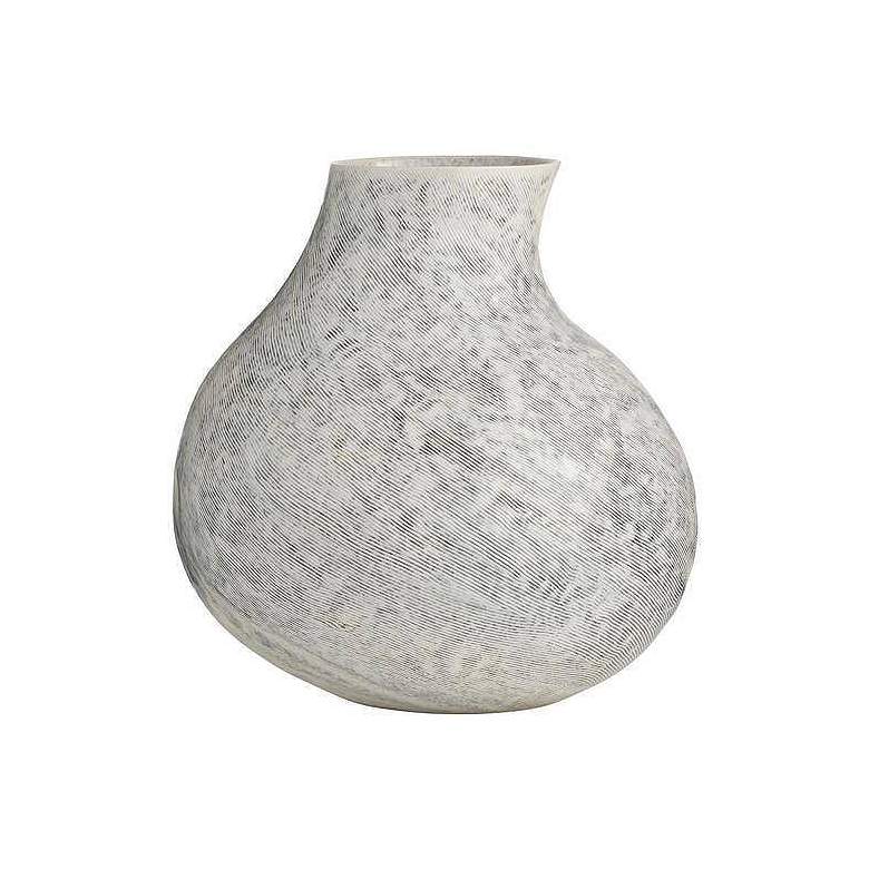 Image 3 Arteriors Irelia Porcelain Vase Ice Reactive more views