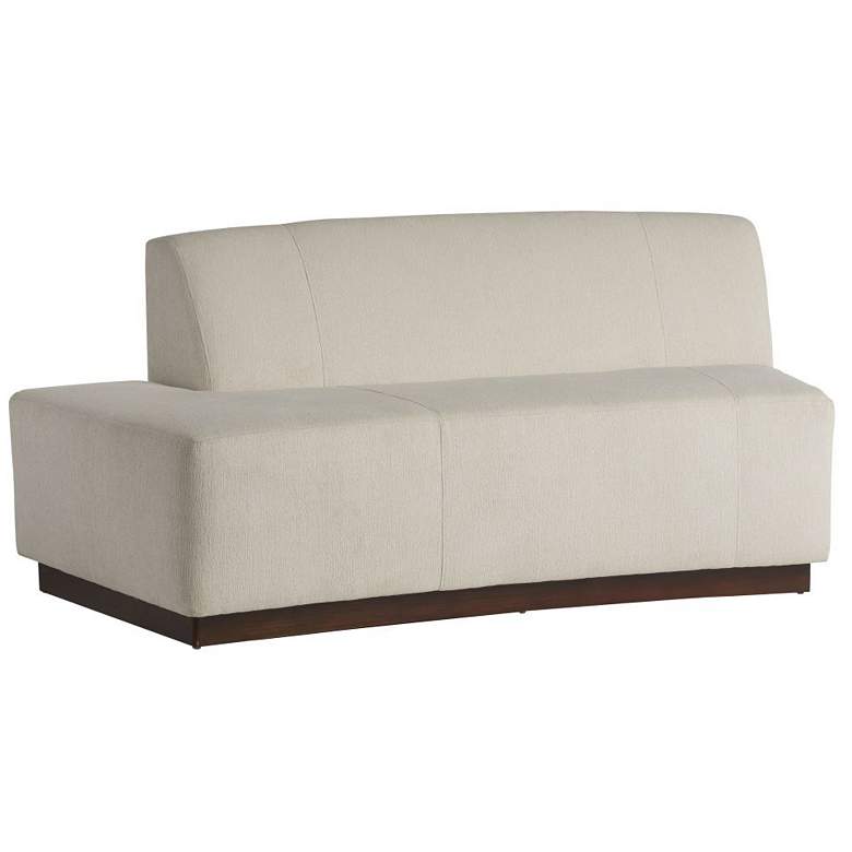 Image 2 Arteriors Islander Left Sofa Vanilla Performance Boucle Vanilla