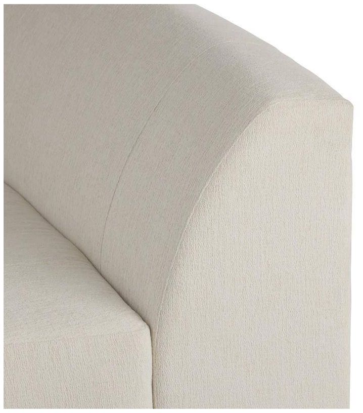 Arteriors Islander Left Sofa Vanilla Performance Boucle Vanilla