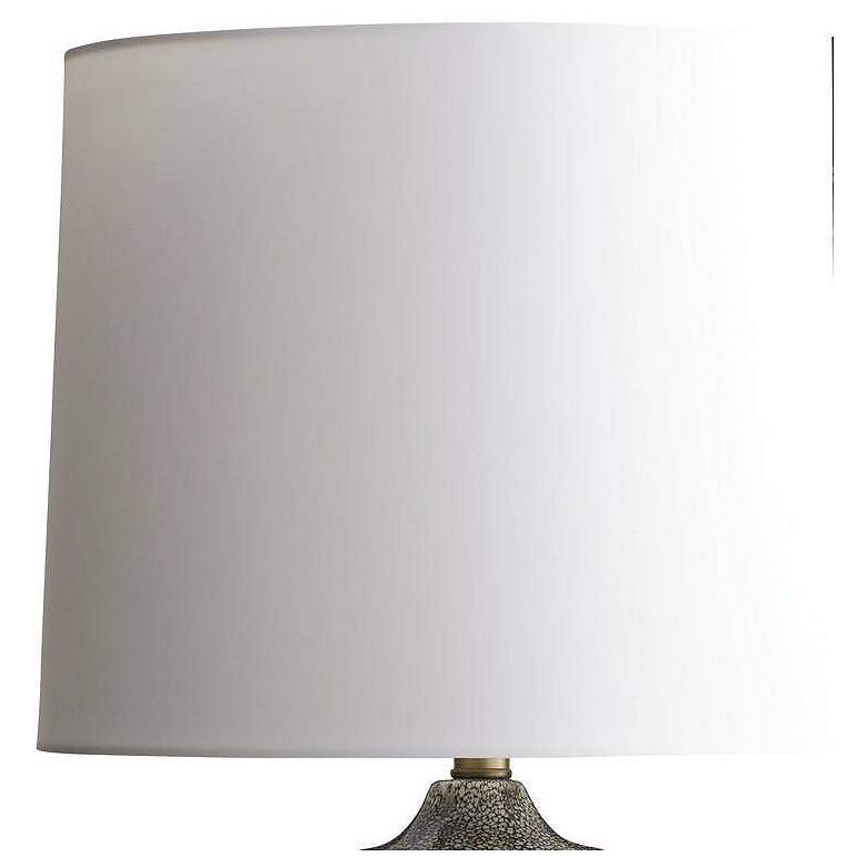 Image 6 Arteriors Ismay Lamp Obsidian Reactive Porcelain more views