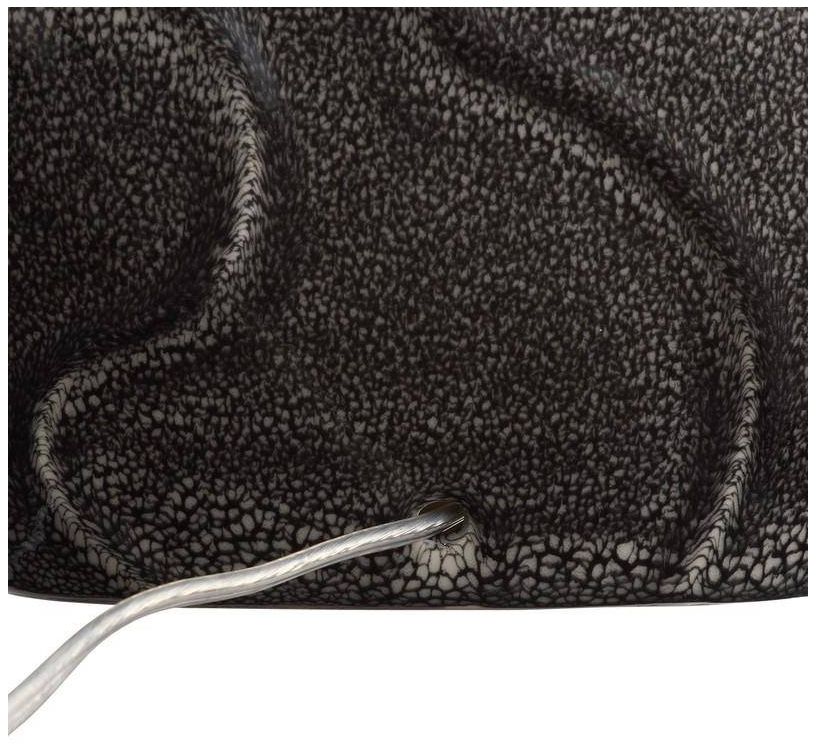 Arteriors Ismay Lamp Obsidian Reactive Porcelain