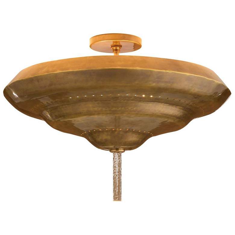 Image 1 Arteriors Istanbul Semi Flush 26" Antique Brass