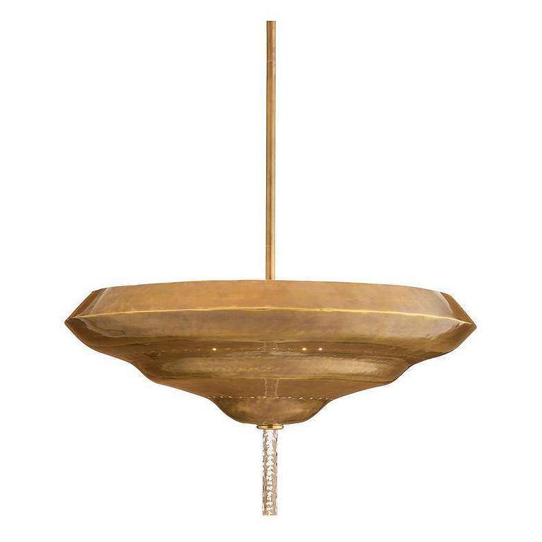 Image 5 Arteriors Istanbul Semi Flush 26" Antique Brass more views