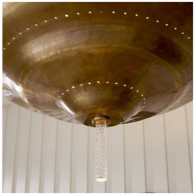 Arteriors Istanbul Semi Flush 26" Antique Brass