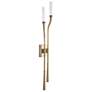 2_Arteriors Italo Clear Crystal Sconce 38.5" Antique Brass