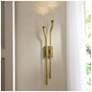 1_Arteriors Italo Clear Crystal Sconce 38.5" Antique Brass