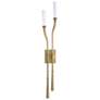 4_Arteriors Italo Clear Crystal Sconce 38.5" Antique Brass more views
