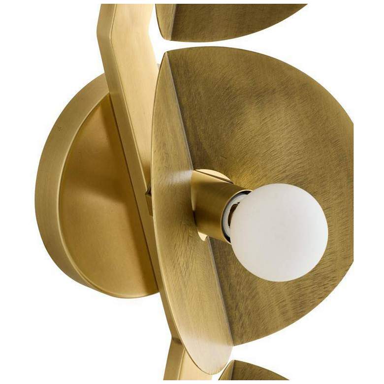 Image 5 Arteriors Itzia Sconce 28.5" Antique Hammered Brass more views
